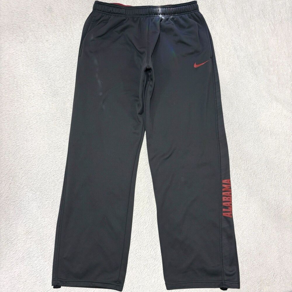 Nike Dri Fit Alabama Sweatpants Mens XL Dark Gray Crimson Tide Training Pants